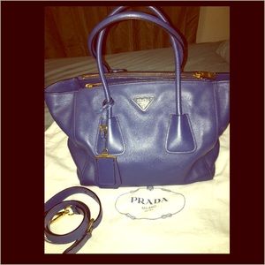 Christmas sale! PRADA twin pocket tote. Preloved