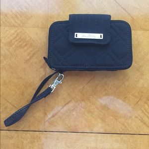 Vera Bradley Black Wallet Wristlet