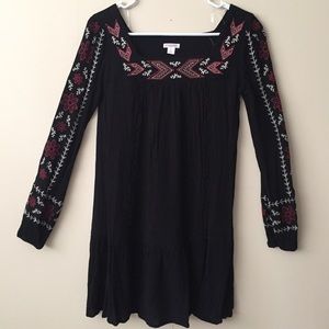 🌸Black Long Sleeve Juniors Dress🌸