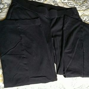 Stretch black pants