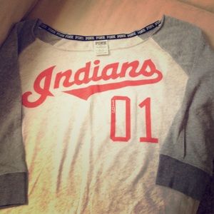 Cleveland Indians, off the shoulder tee
