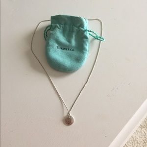Tiffany and Co. silver L necklace