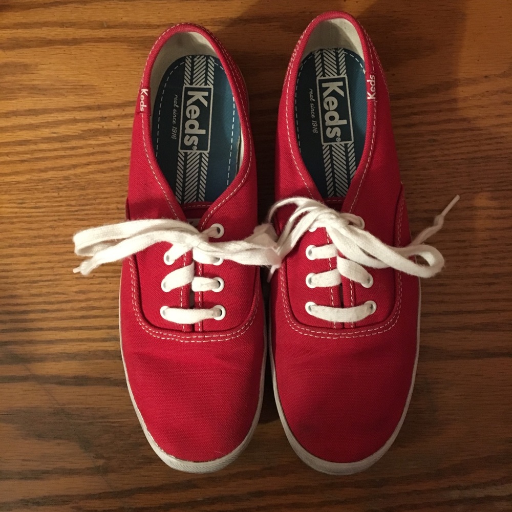 Red Keds! Size 6.5