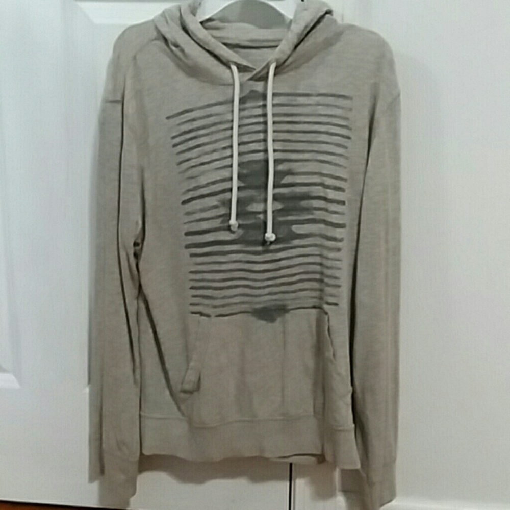 Long sleeve shirt with hoodie