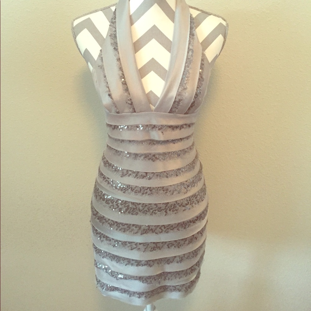 Silver/Gray Cocktail Dress