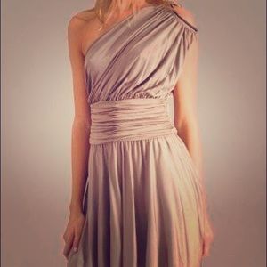 Alexander wang one shoulder silky dress 👗