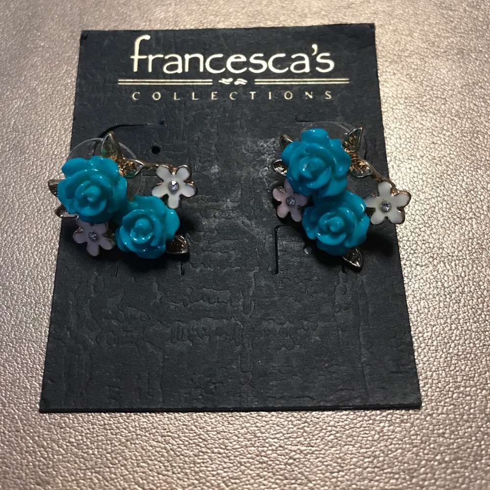 Cute flower earrings