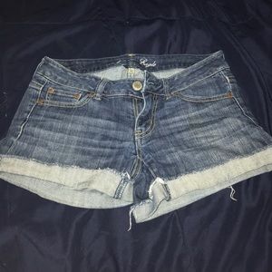 American eagle stretch denim shorts