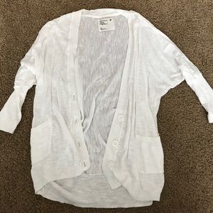 Woman's White Cardigan