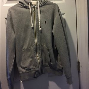 Polo Ralph Lauren Grey Zip up Hoodie