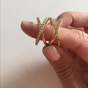 Gold plated C Wonder ring