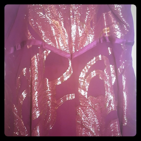 NWT!! Nicole Miller Strapless Silk Dress - Picture 6 of 8