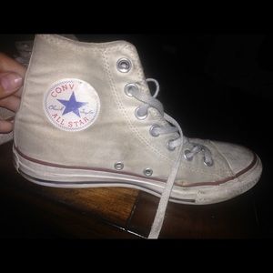 Women's or men's white converse