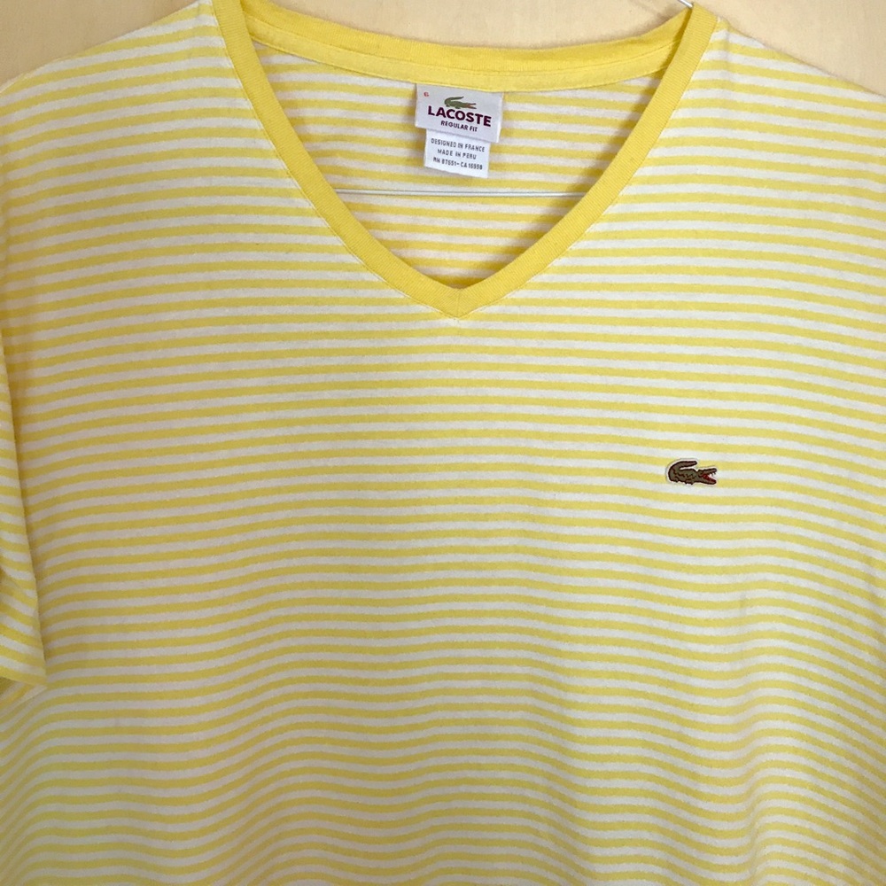 Mens Large Lacoste T Shirt