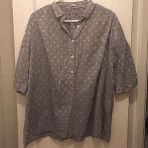 Makie oversized button down
