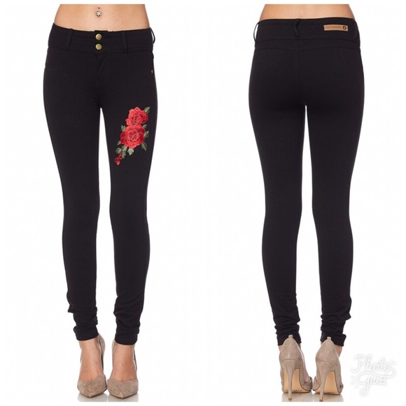 Flower 🌺 Jeggings - Picture 2 of 2