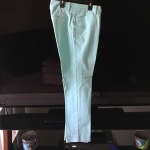 Aqua color capris