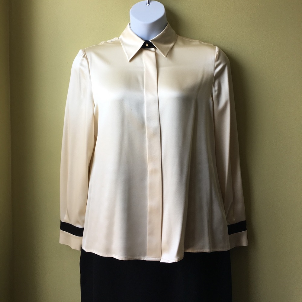 St. John 100% Silk Blouse