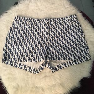 J.crew seahorse printed chino shorts