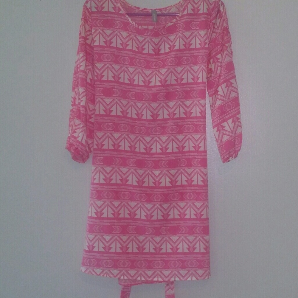 🐝LA Ropas Tribal Shirt Dress🐝