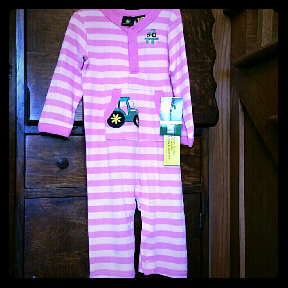 NWT John Deere Onesie With Tractor 24 months