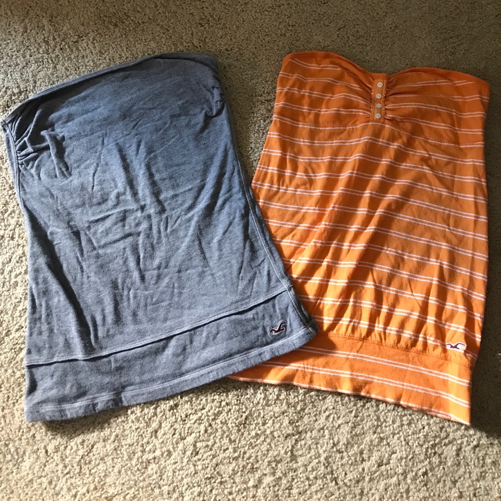 2 Hollister Tube Tops