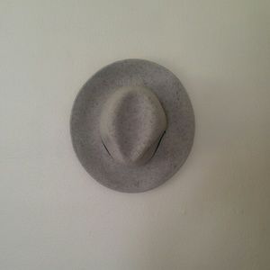 Forever 21 Gray Felt Brimmed Hat