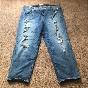 Torrid Crop Jeans
