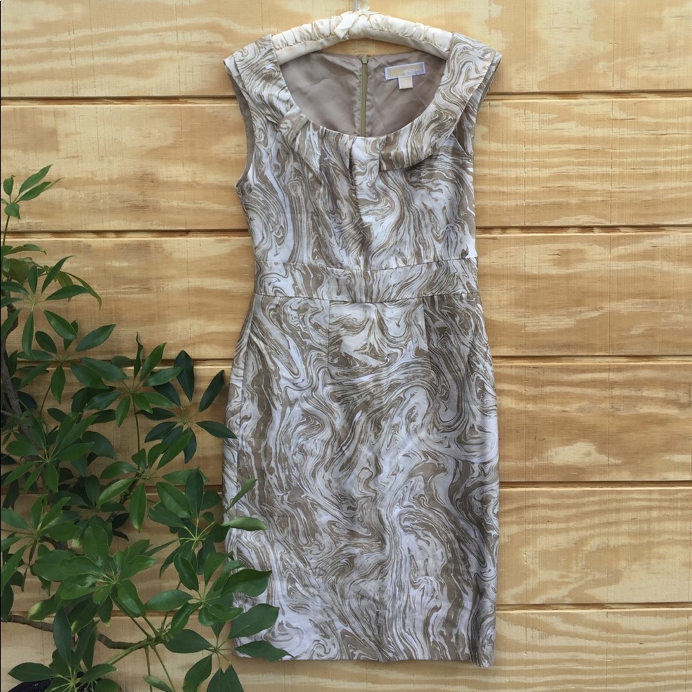 Michael Kors marble cocktail dress