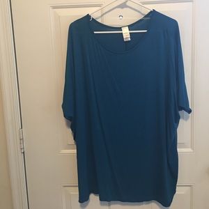 Teal Dolman sleeve tunic