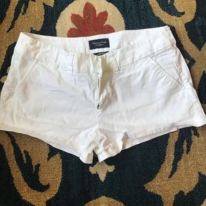 AE white shorts
