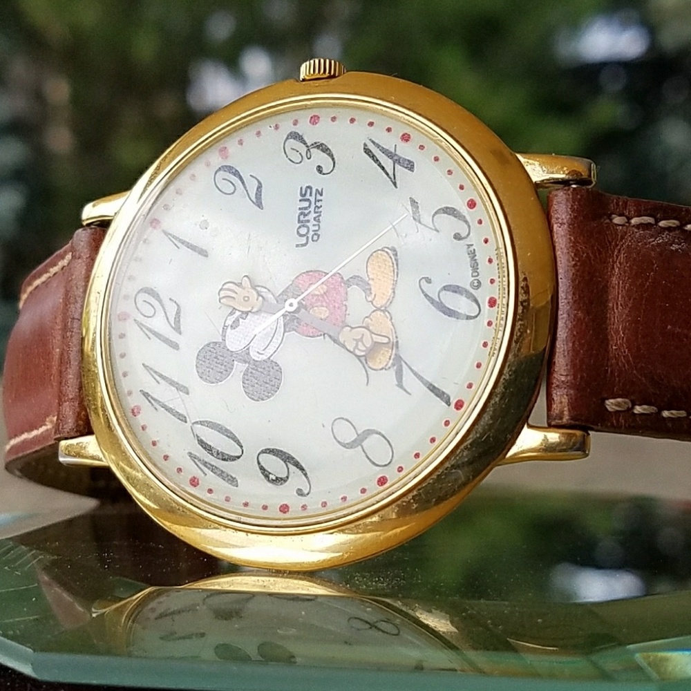Mickey Mouse Vintage big face watch