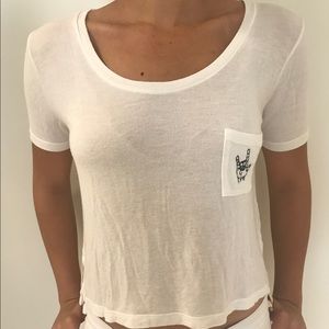 Love Sign Cropped T-Shirt