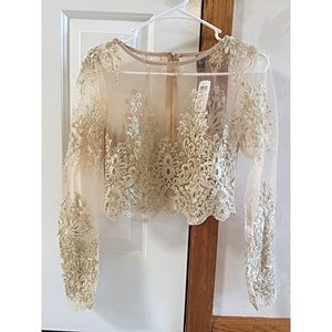 Sheer Gold Top
