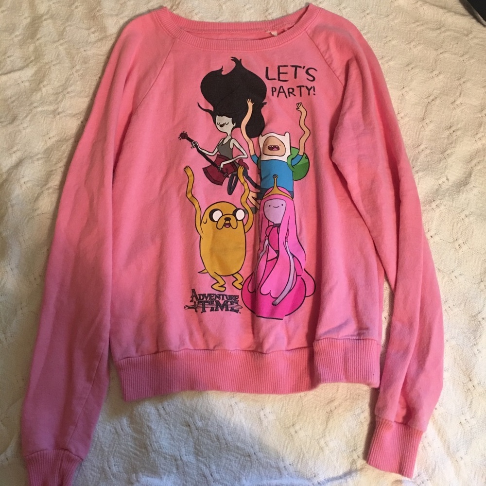 BUBBLEGUM PINK Adventure time Sweatshirt