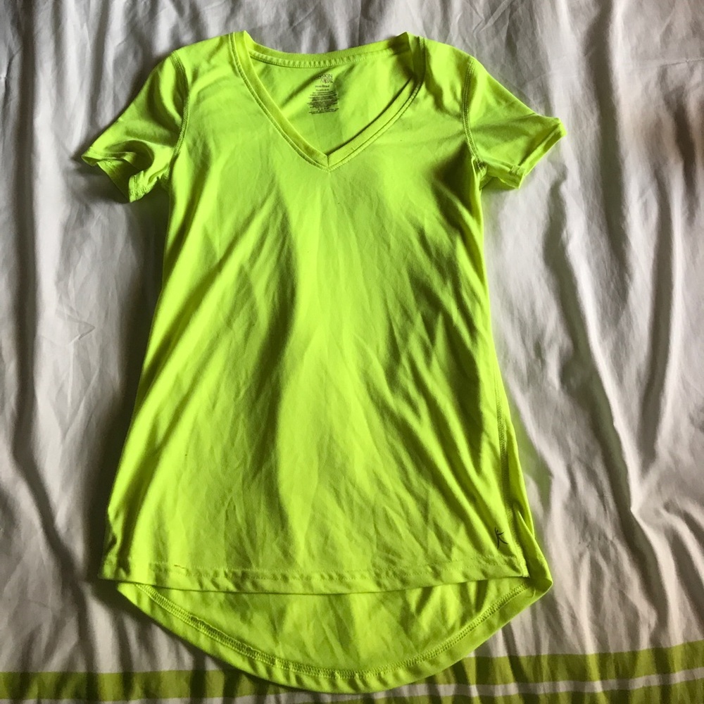 Neon workout top