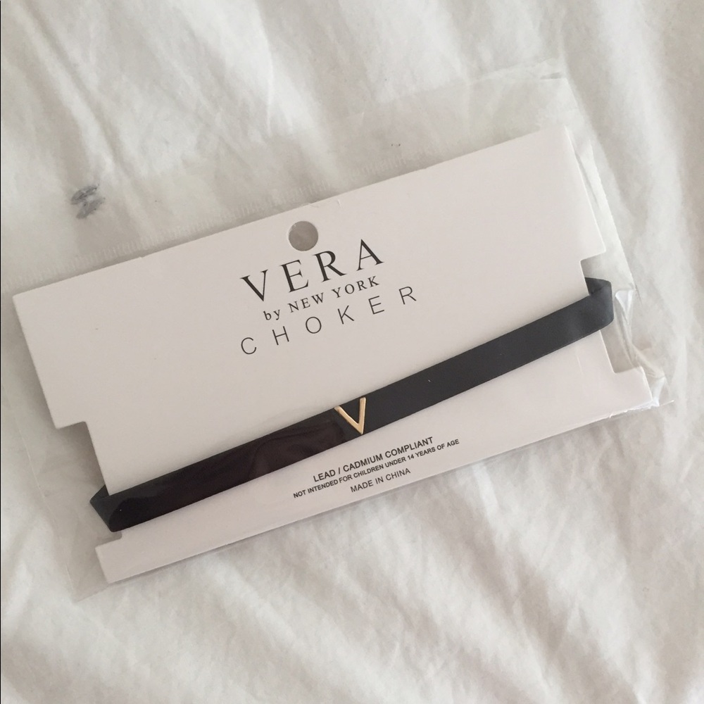 VERA by New York black choker necklace