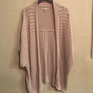 Light pink American eagle cardigan. Size L-XL.