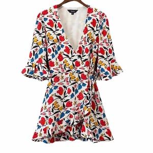 Sweet Ruffles Floral Romper