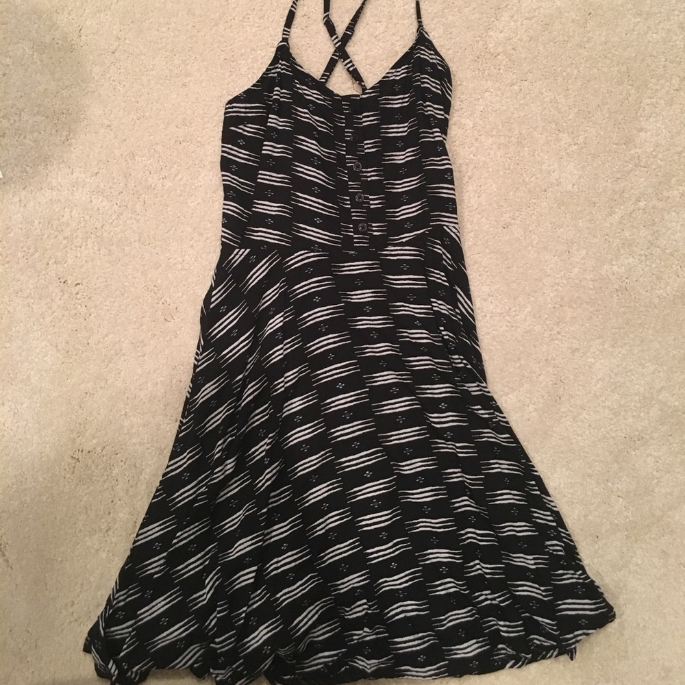Cross Cross Back Dress