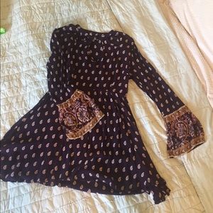 Mini Summer Dress with Sleeves 