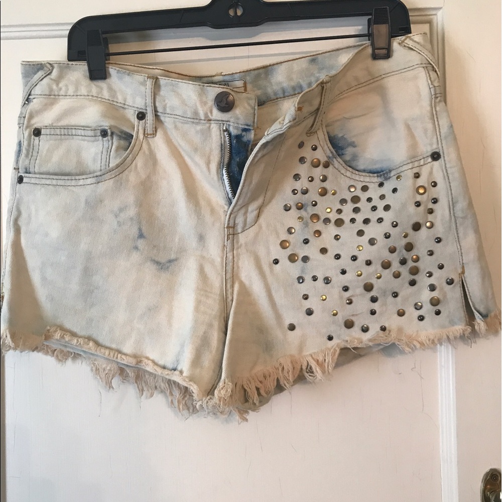 Free People Studded Shorts