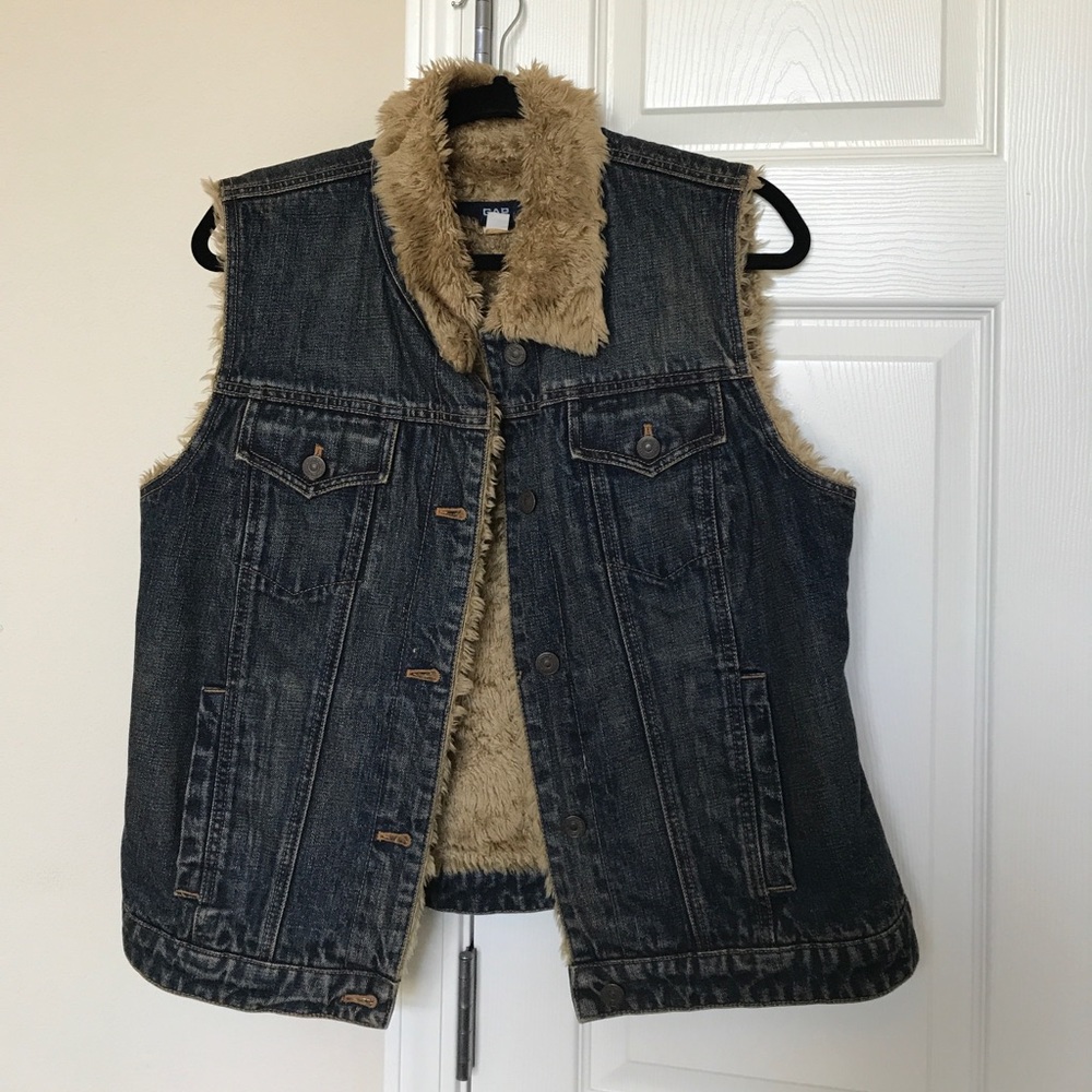 Jean jacket vest