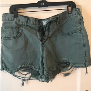 Free People Denim Shorts