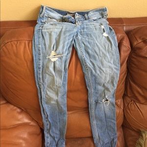 Ripped Hollister jeans