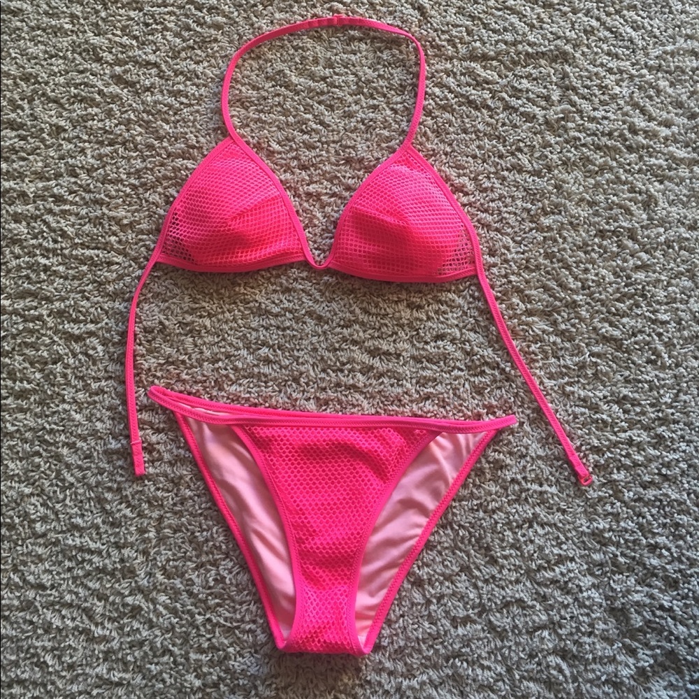 Victoria's Secret hot pink bikini