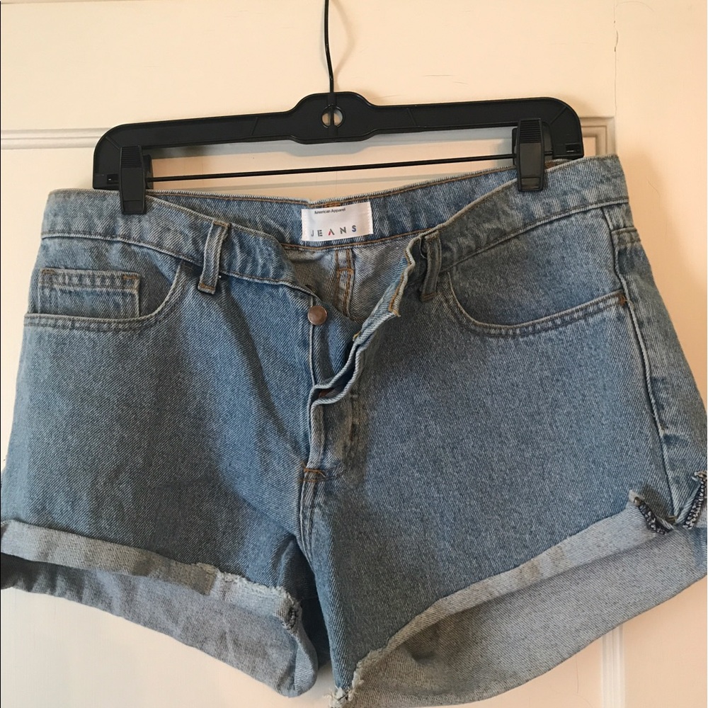 American Apparel Denim Shorts