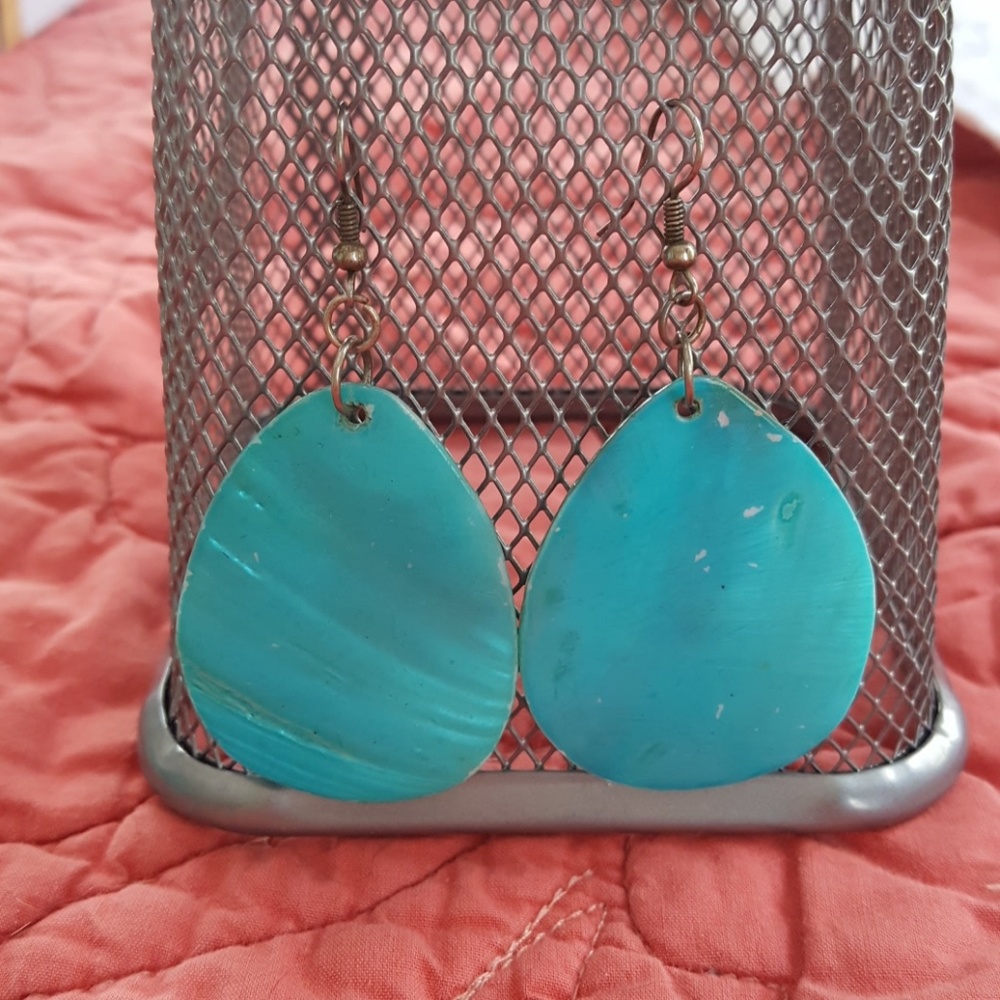 Earrings blue