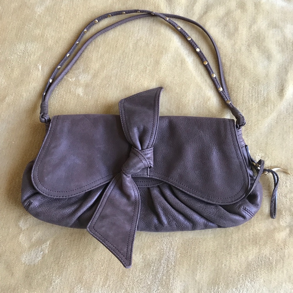 Small leather shoulder bag