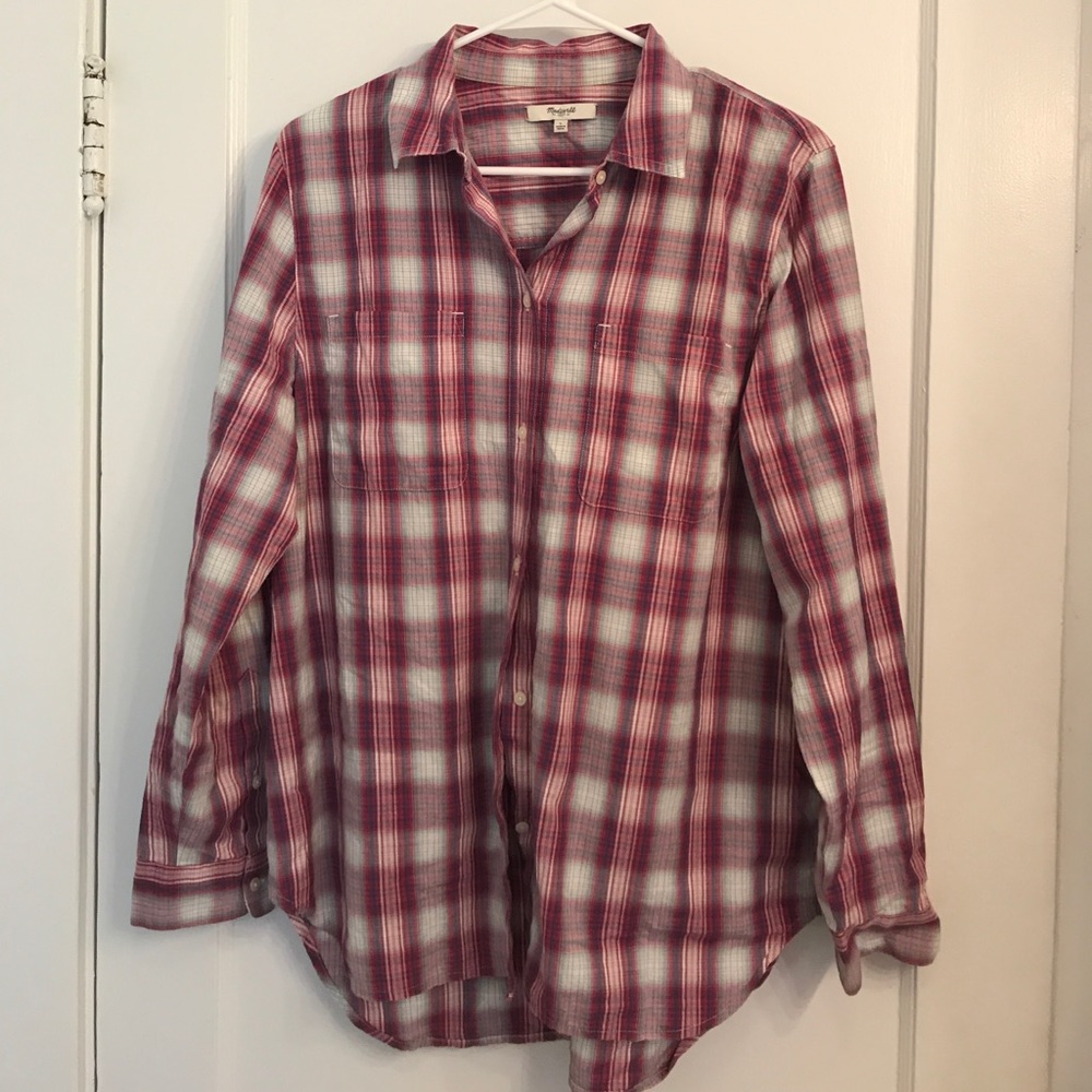 Madewell Plaid Blouse